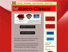 Tablet Screenshot of maico-classic.de